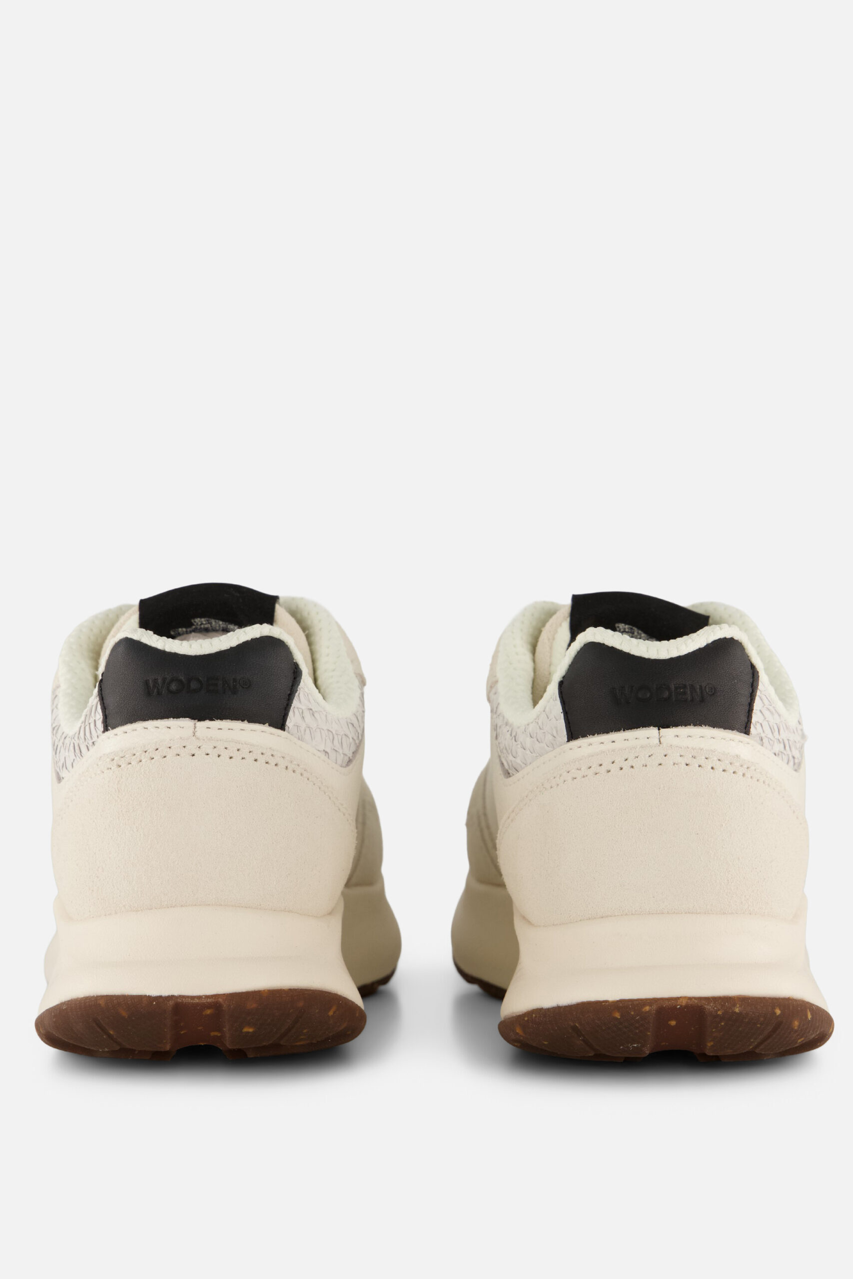 Woden Mathilde Runner wit Leer - Image 3
