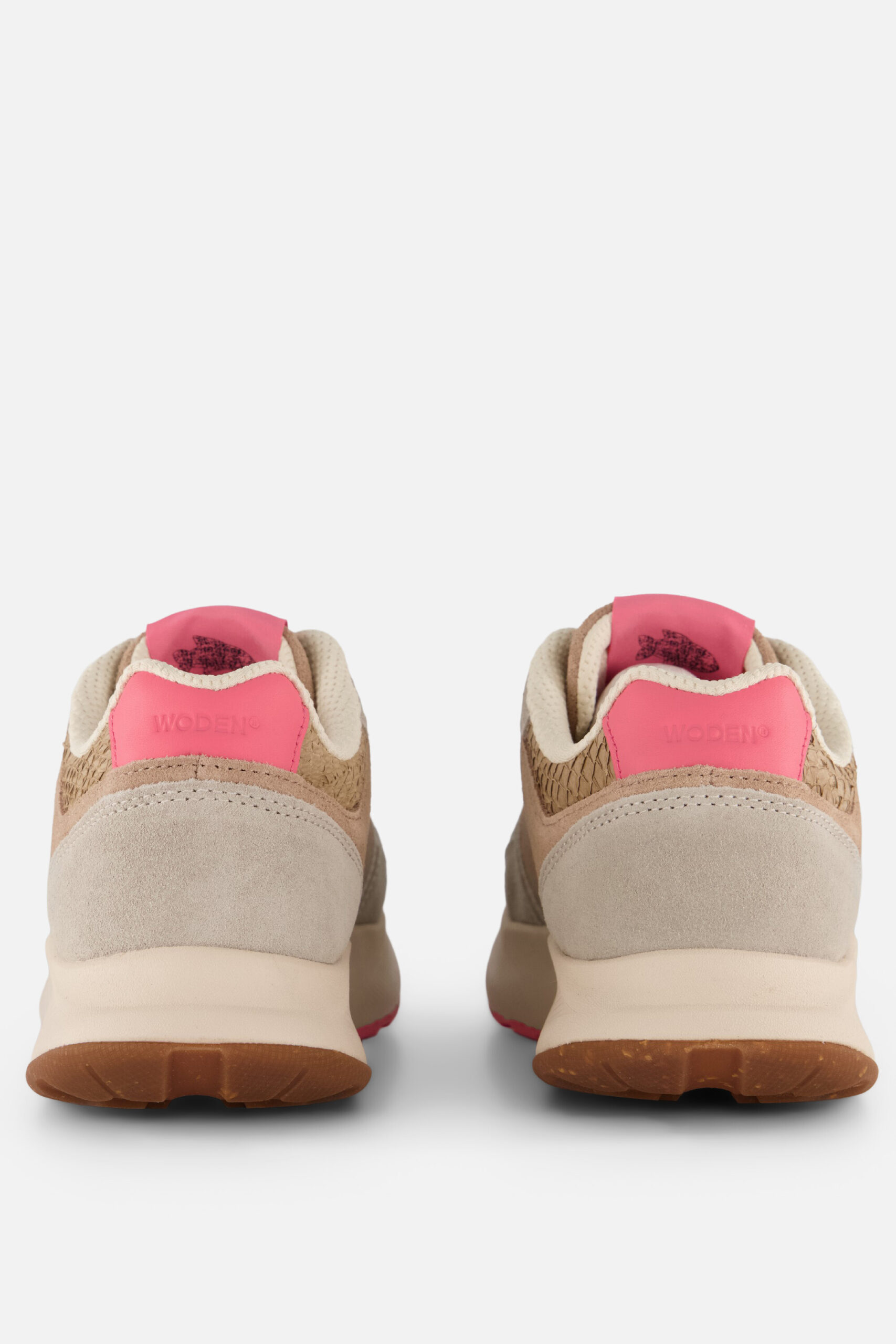 Woden Mathilde Runners Sneakers roze Suede - Image 3