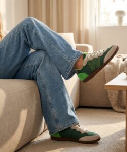 Alternative view of Woden Nanna Sneakers groen Leer