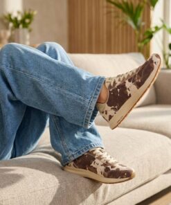 Woden Nicoline Cow Sneakers beige Suede