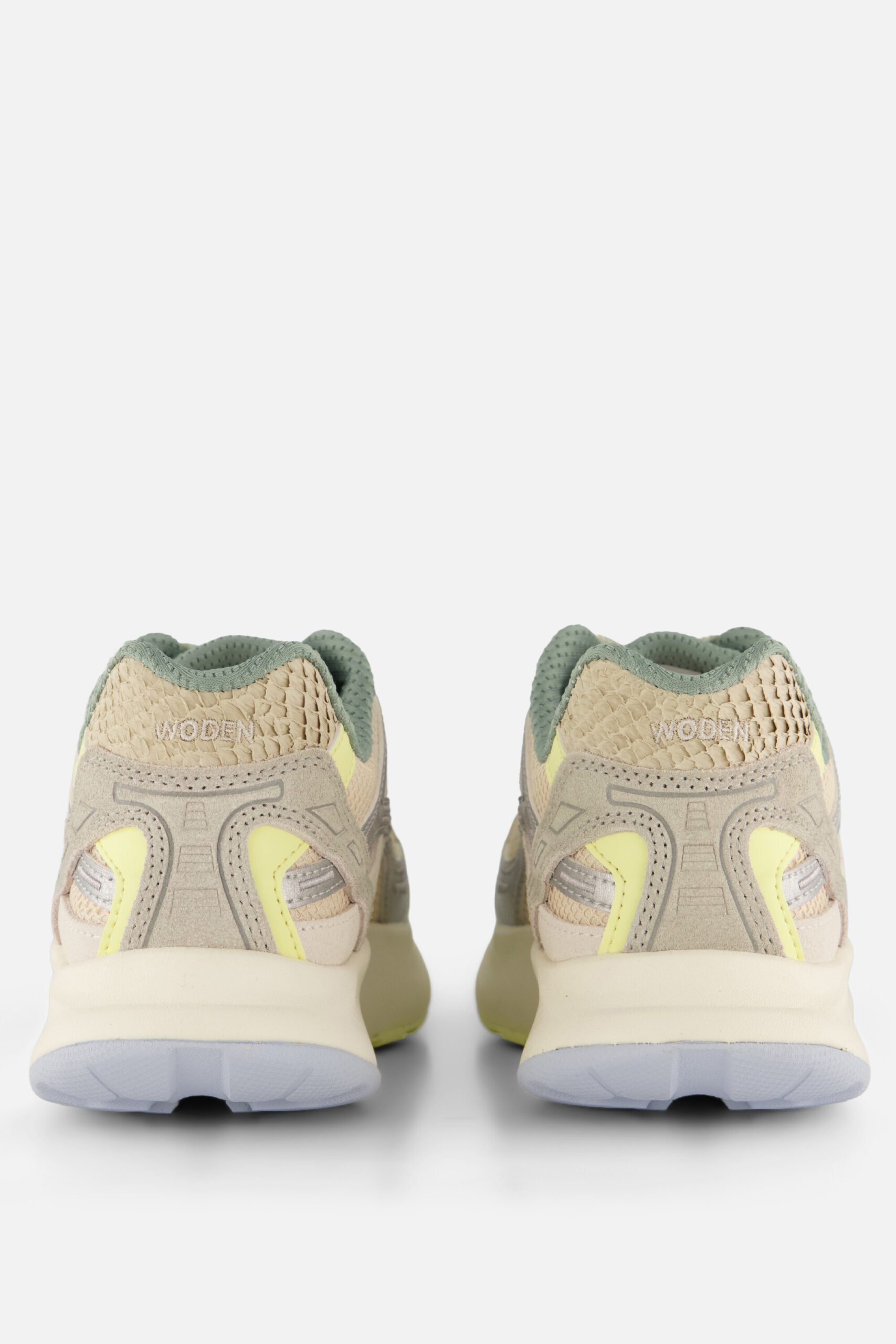 Woden Ronja Sneakers geel Mesh/ Leer - Image 3