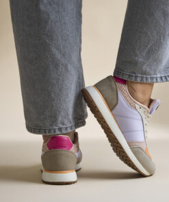 Woden Ronja Sneakers paars Leer