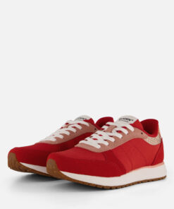 Alternative view of Woden Ronja Sneakers rood Textiel