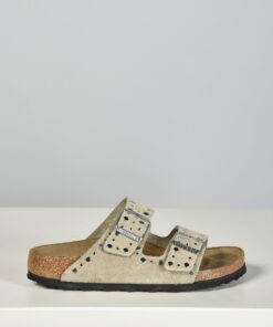 Birkenstock sandalen Arizona Rivet Suede 1029390 taupe