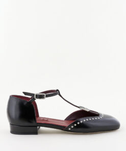 Morobe ballerina's Florinne 01 black shiny