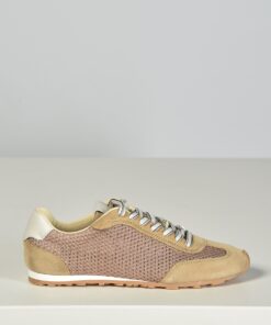 Nubikk sneakers Billy Lou 21088900 taupe mesh